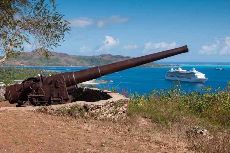 Cannon #2 On Bora Bora Island