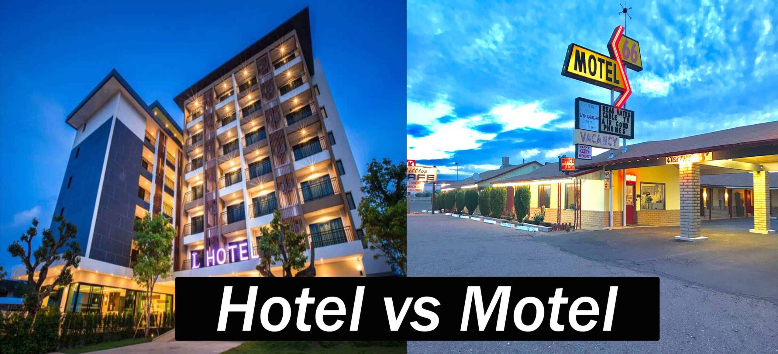 What is The Difference Between Hotel And Motel?
