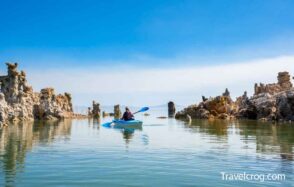 Solo Kayak At Mono Lake
