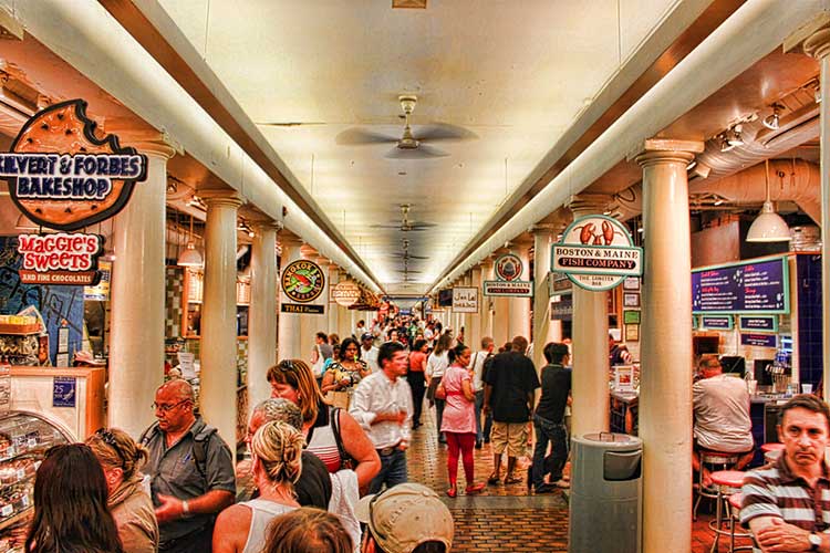 The-famous-Quincy-Market-Place