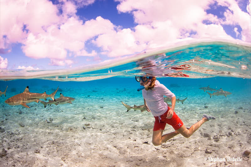 Bora Bora Island lagoon