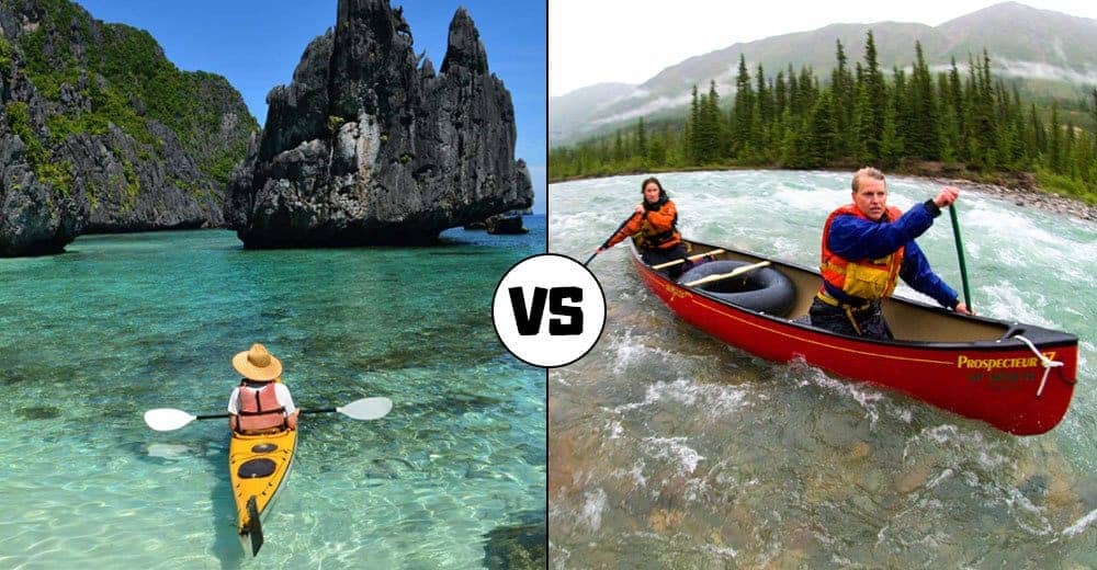 Canoe vs Kayak