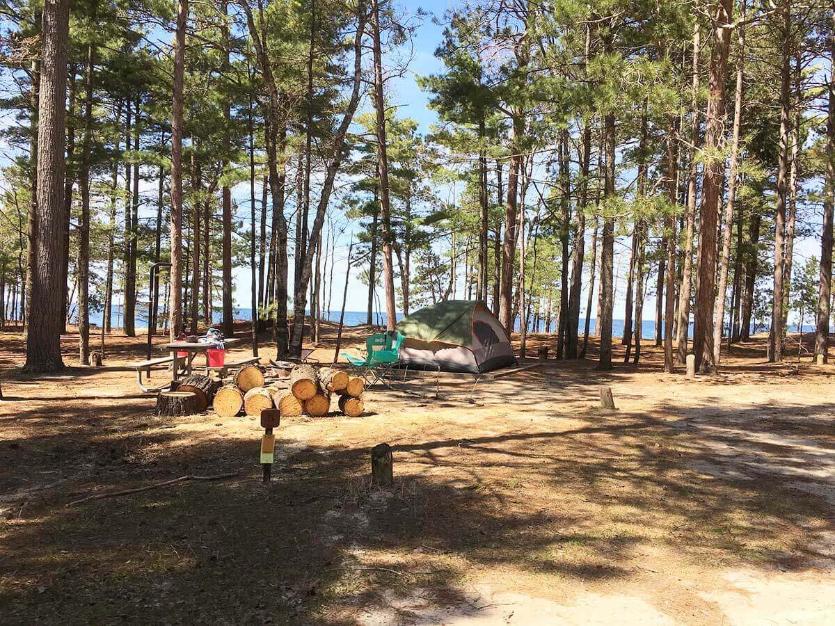 Bass Lake Camping