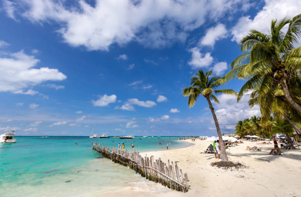 enjoy turquoise water at Playa Norte