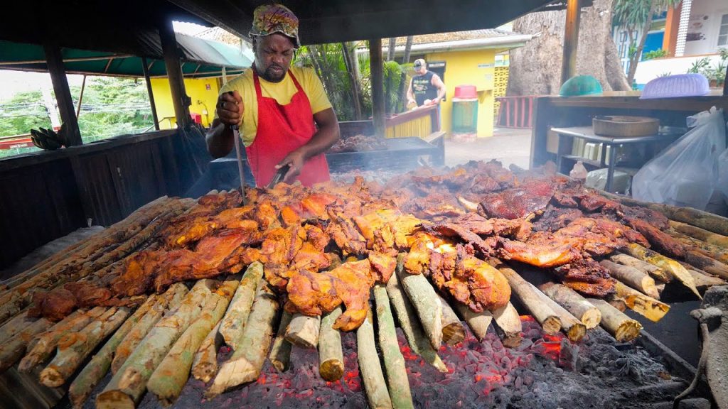 Enjoy a Jerk Chicken Feast in Boston Bay