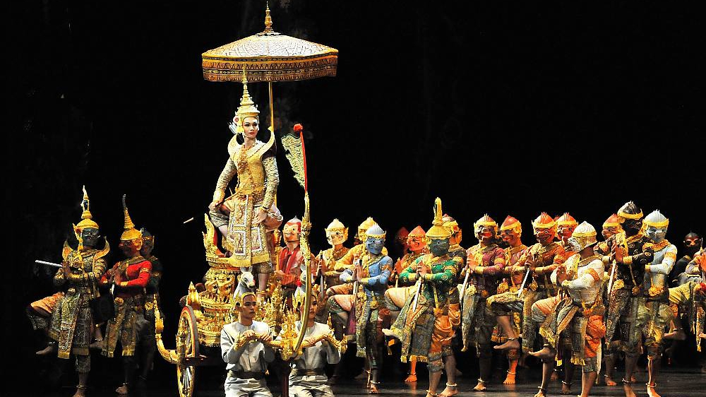 Traditional Khon Mask Dance