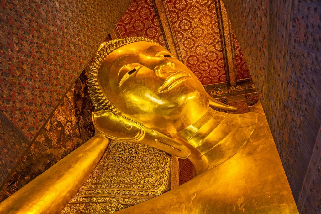 the Golden Reclining Buddha