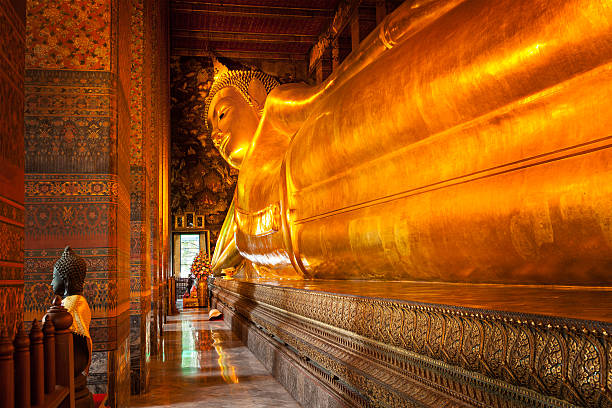 The Golden Reclining Buddha At Wat Pho