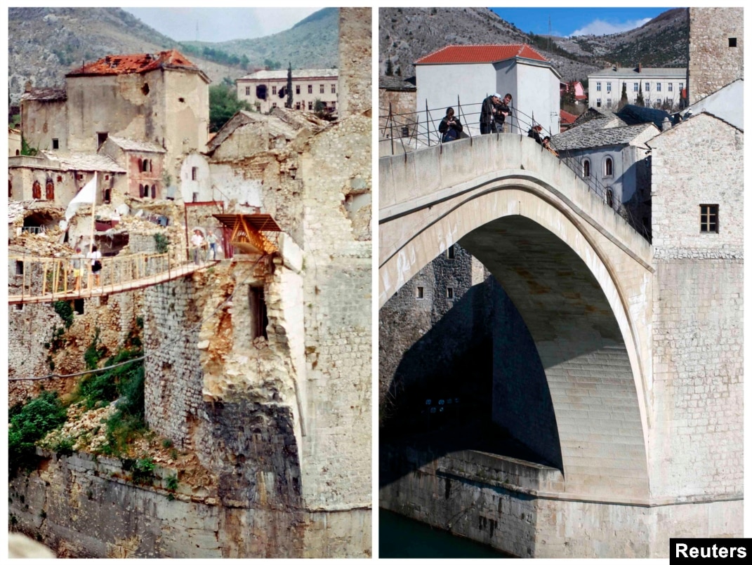 The Old Bridge, Mostar, Bosnia And Herzegovina