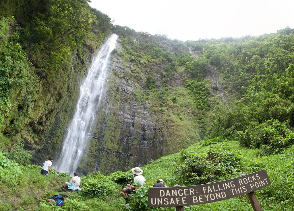 the  Waimoku Falls