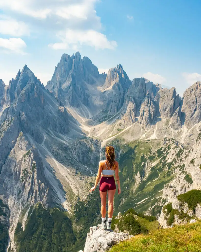 at Cadini di Misurina viewpoint