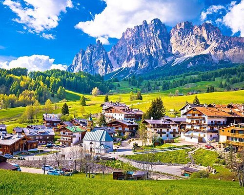 the Beautiful Town of Cortina D'ampezzo
