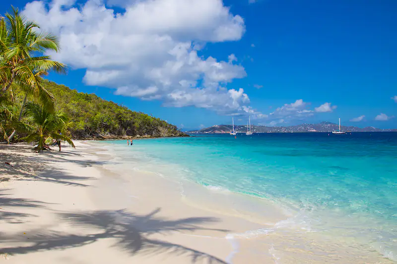 Beaches in the U.S. Virgin Islands