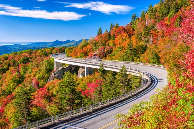 Blue Ridge Parkway in North Carolina and Virginia