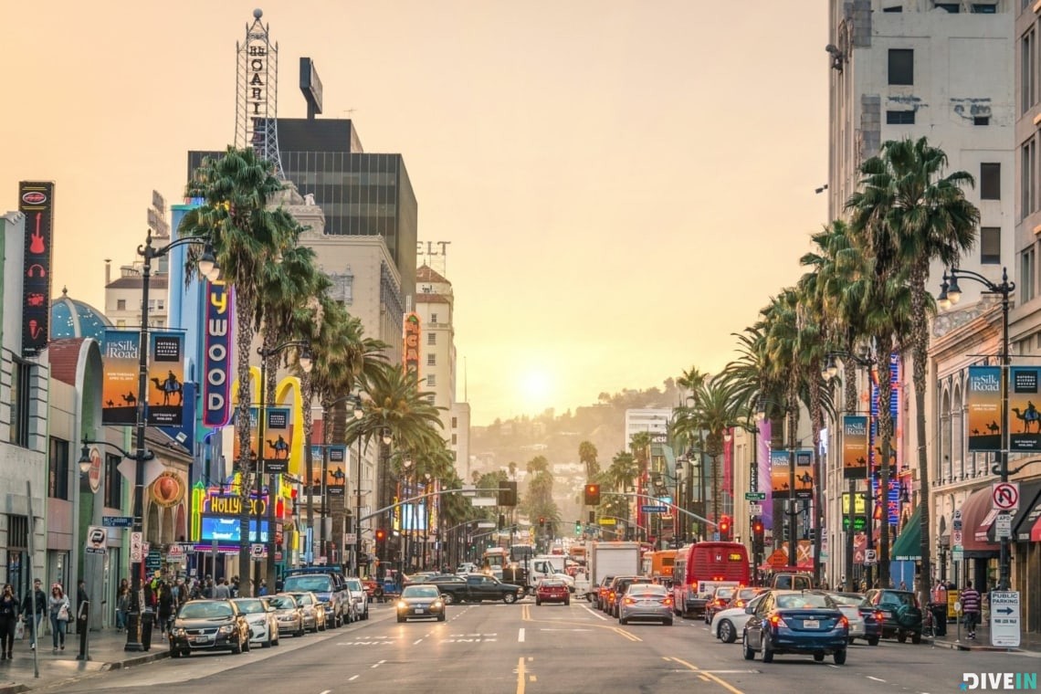 Sunset Boulevard in Los Angeles