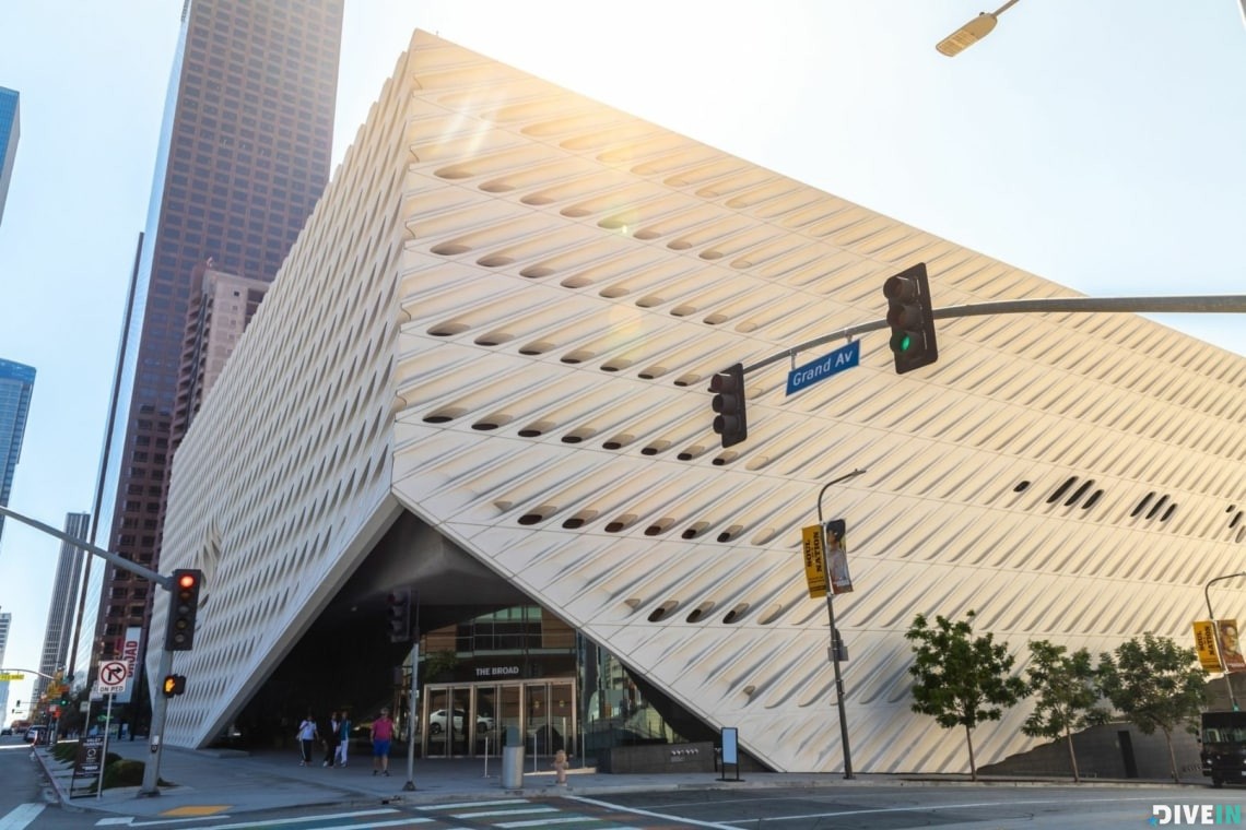 The Broad museum in Los Angeles
